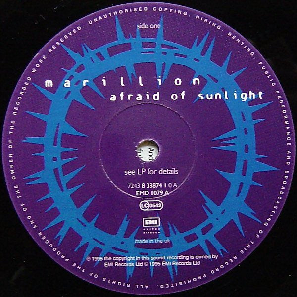 Marillion - Afraid Od Sunlight