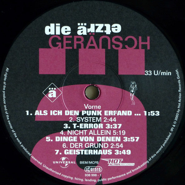 Die Ärzte – Geräusch