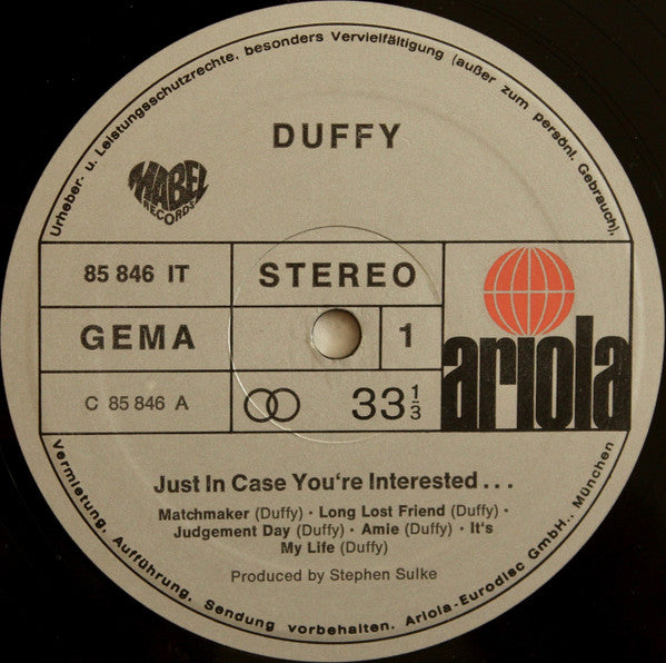 Duffy - Just In Case You're Interested