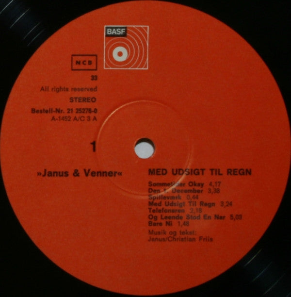 Janus & Venner - Med Udsigt Til Regn
