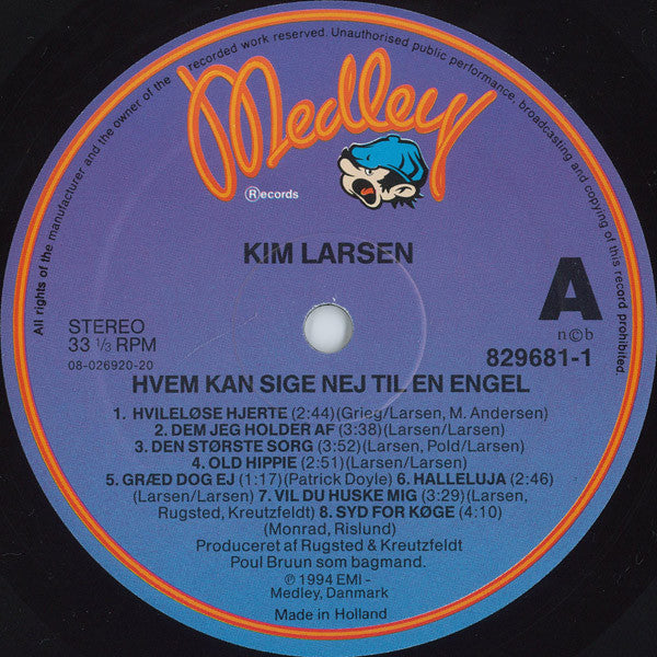 Kim Larsen - Hvem Kan Sige Nej Til En Engel