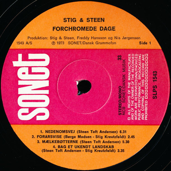 Stig & Steen - Forchromede Dage