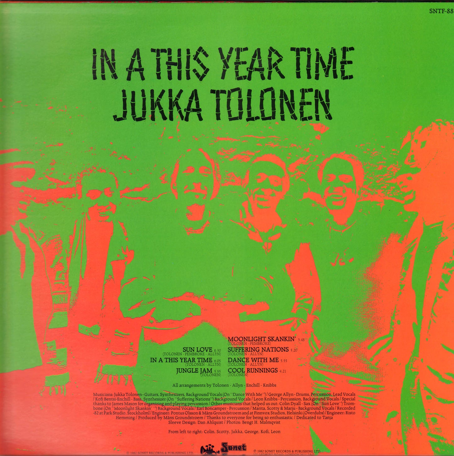 Tolonen, Jukka - In A This Year Time.