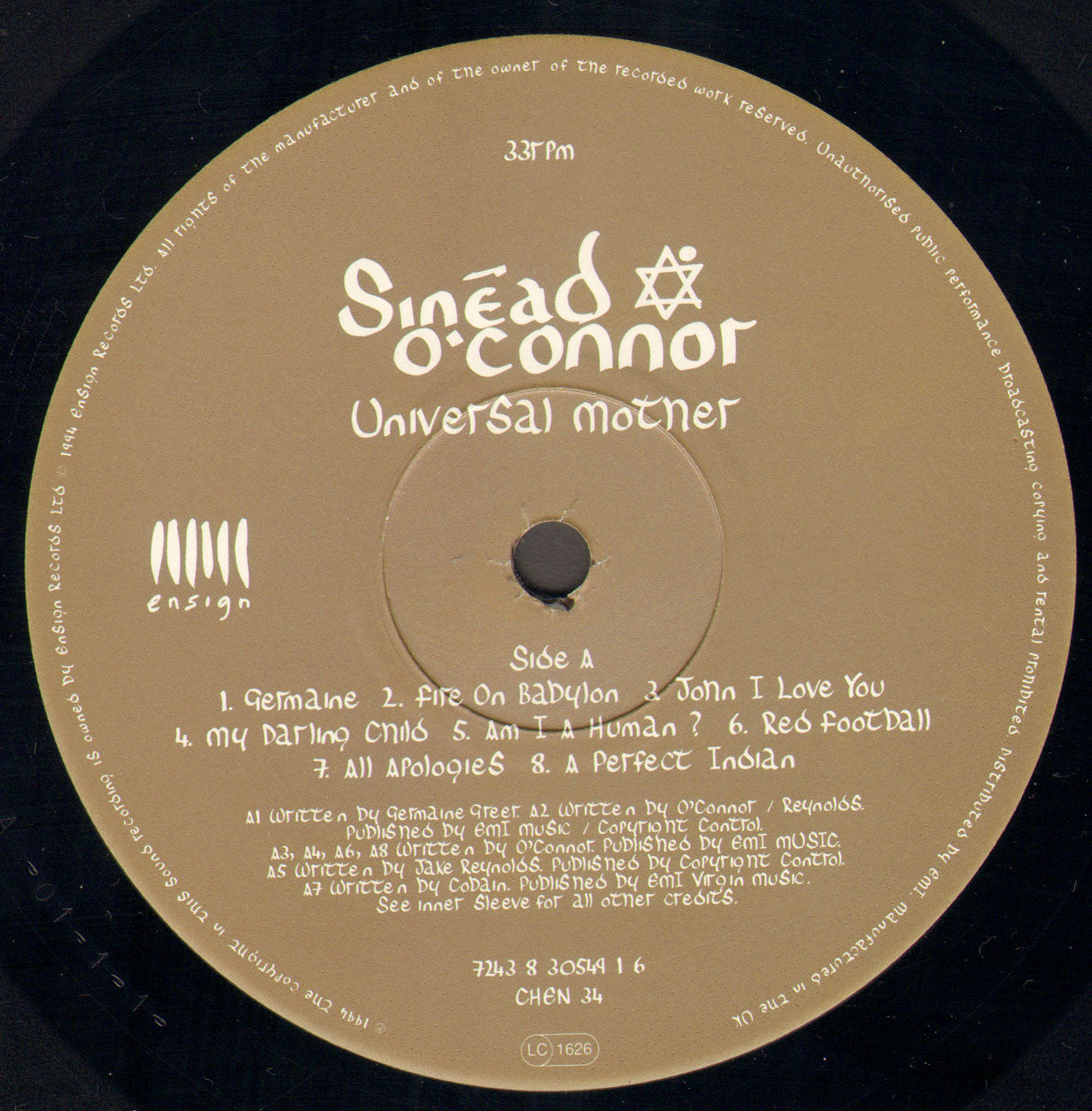 O'connor, Sinéad - Universal Mother