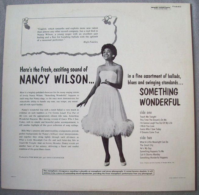 Wilson, Nancy - Something Wonderful.