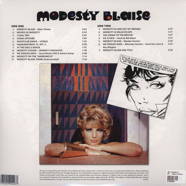 Modesty Blaise - OST