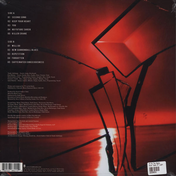 Tv on The Radio - Nine Types Of Light.