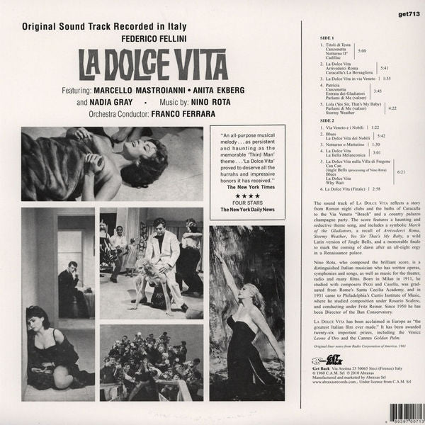Rota, Nino - La Dolce Vita.
