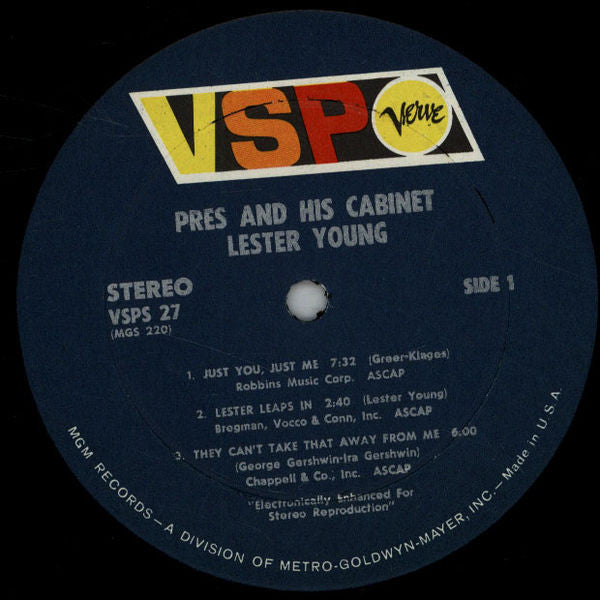 Young, Lester - Pres And His Cabinet