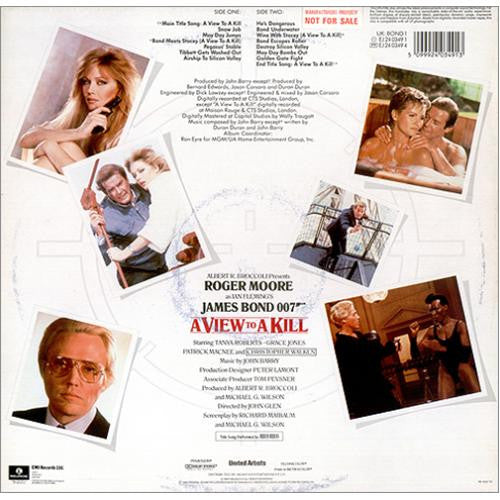 James Bond 007 A View To A Kill - OST