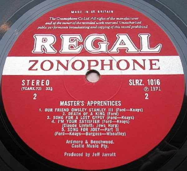 Master's Apprentices - Masters Apprentices