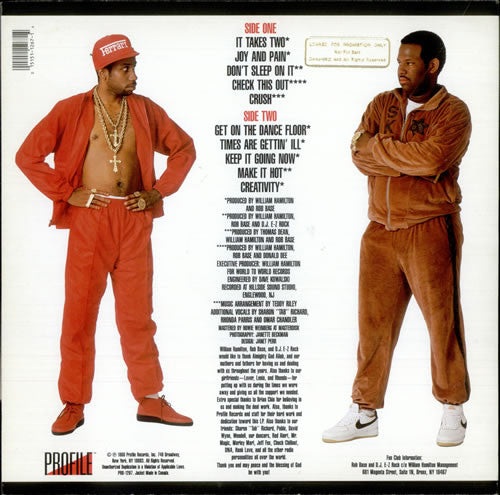 Base/Rock - Rob/D.J. EZ - It Takes Two