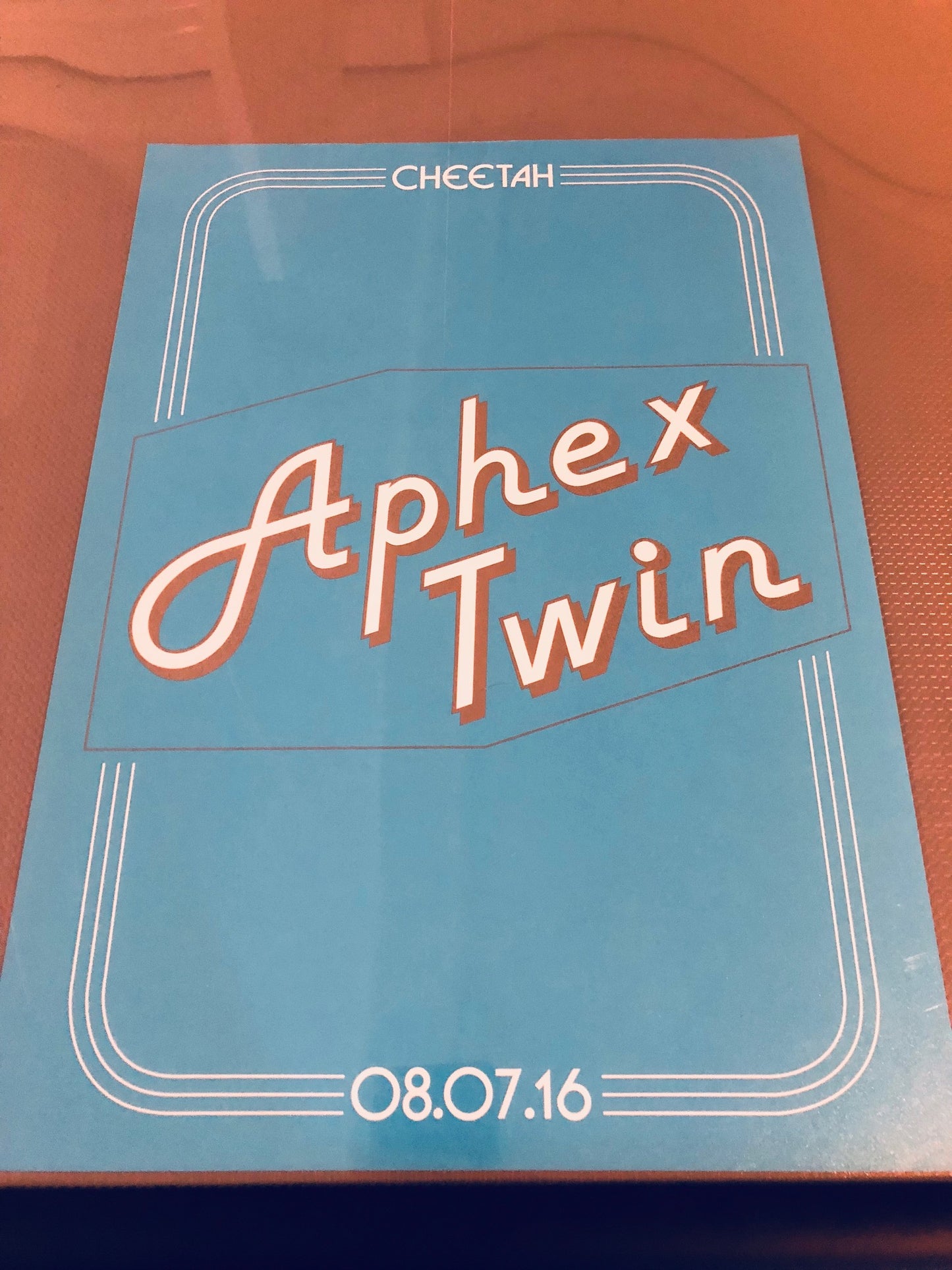 Aphex Twin - Cheetah - Poster