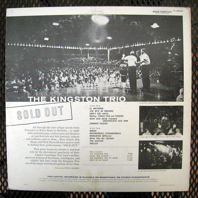 Kingston Trio - Sold Out.