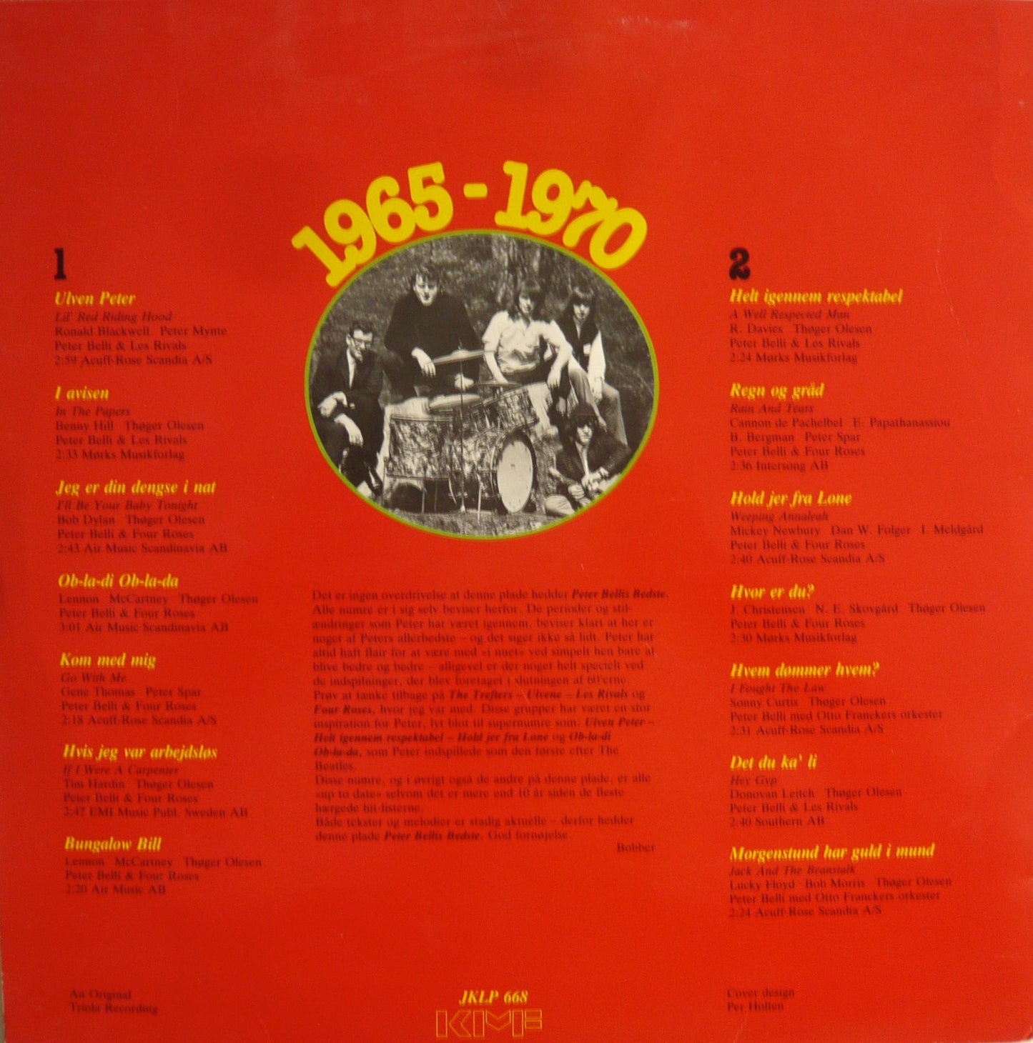 Belli, Peter - Peter Bellis Bedste 1965-1970