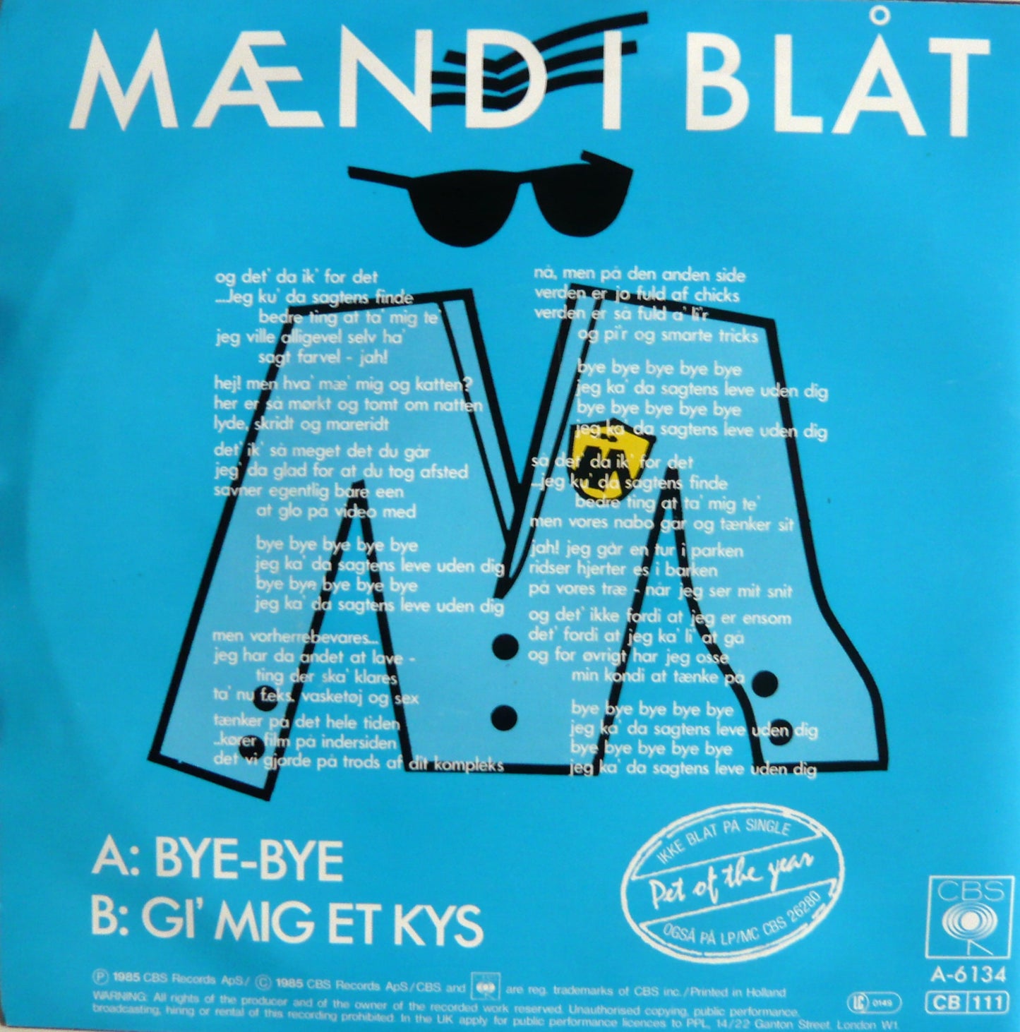 Mænd I Blåt - Bye - Bye