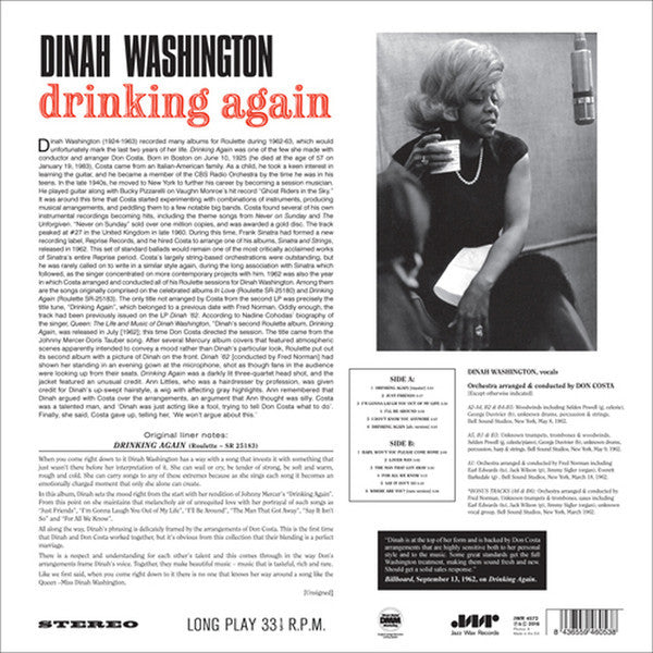 Washington, Dinah - Drinking Again