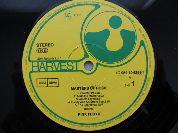 Pink Floyd - Master Of Rock Vol. 1