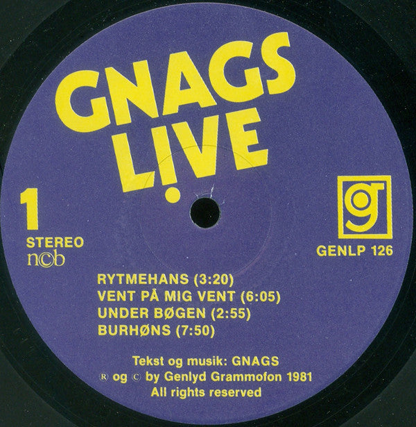 Gnags - Live Vol. 1