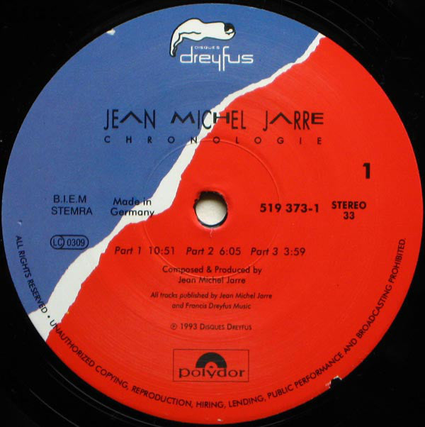 Jarre, Jean-Michel – Chronology