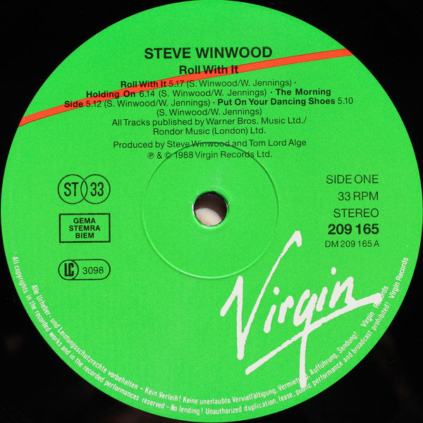 Winwood, Steve – Roll With It