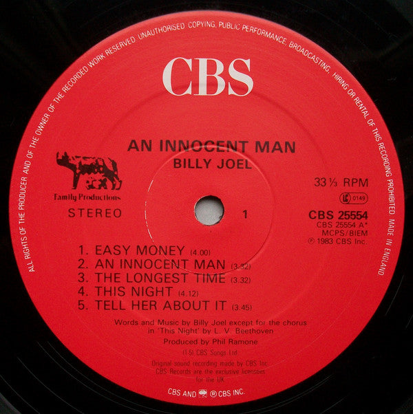Joel, Billy - An Innocent Man