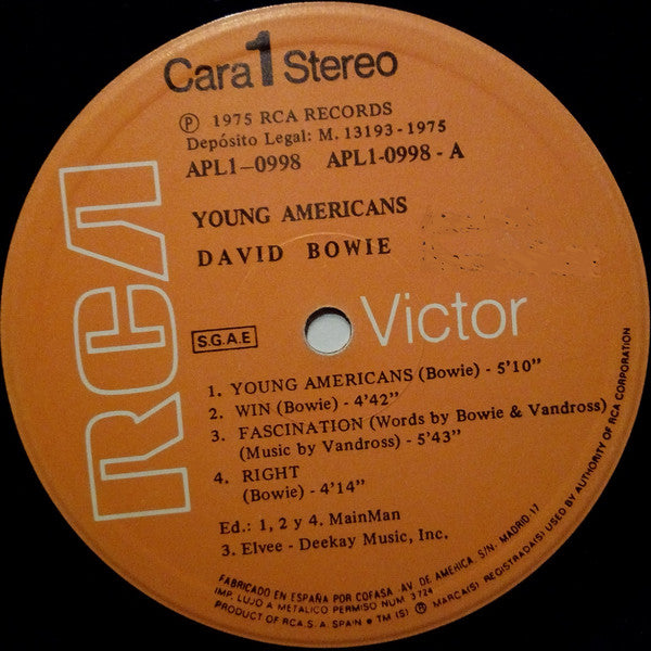 Bowie, David - Young Americans