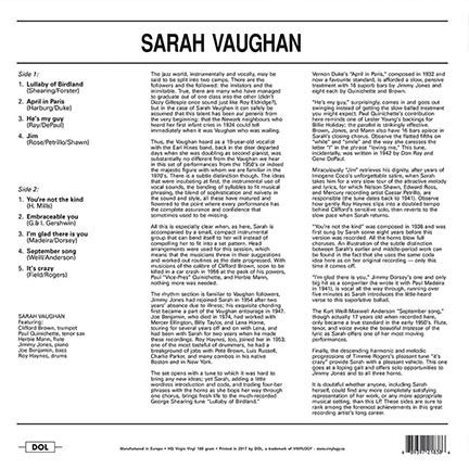 Vaughan, Sarah – Sarah Vaughan