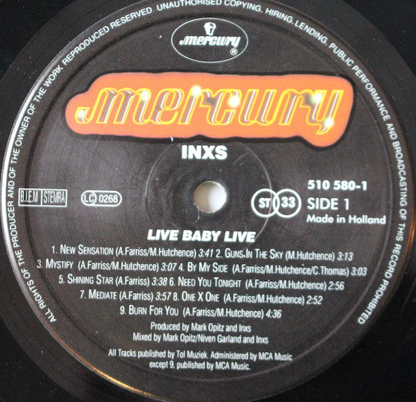 INXS – Live Baby Live
