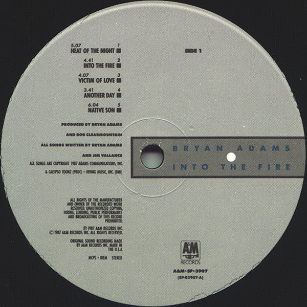 Adams, Bryan - Into The Fire