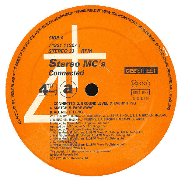 Stereo Mc's - Connected