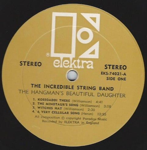 Incredible String Band – The Hangman's Beautiful Daughter