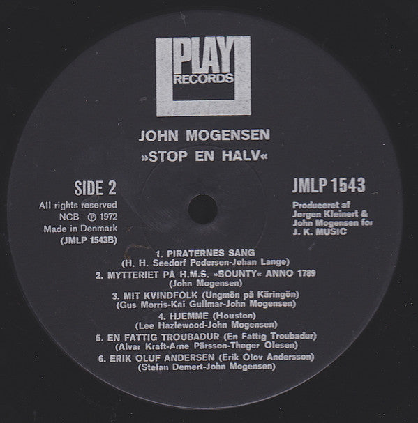 Mogensen, John – Stop En Halv