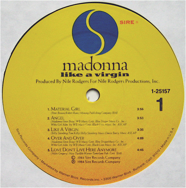 Madonna - Like A Virgin