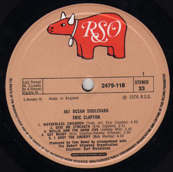 Clapton, Eric - 461 Ocean Boulevard