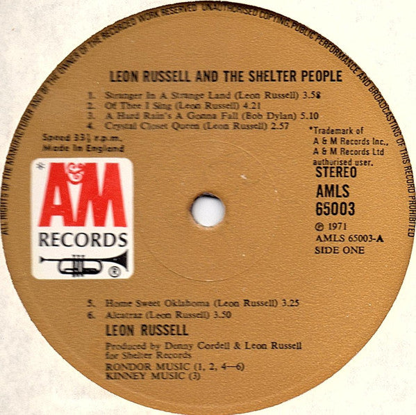 Russell, Leon - And The Shelter People
