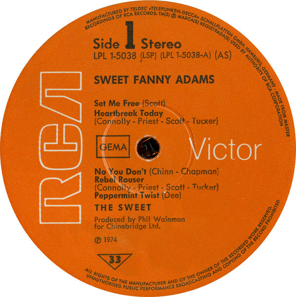 Sweet - Fanny Adams