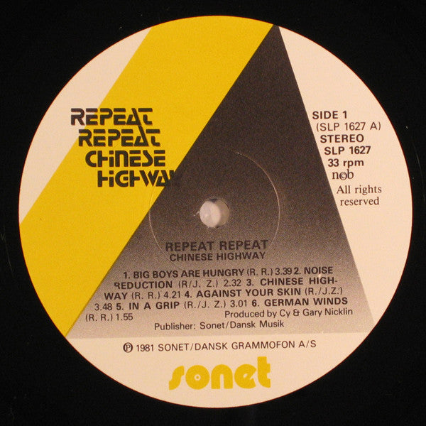 Repeat Repeat - Chinese Highway