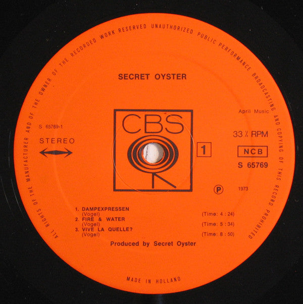 Secret Oyster - Secret Oyster