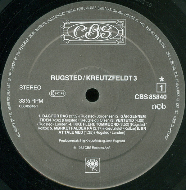 Rugsted/Kreutzfeldt – 3