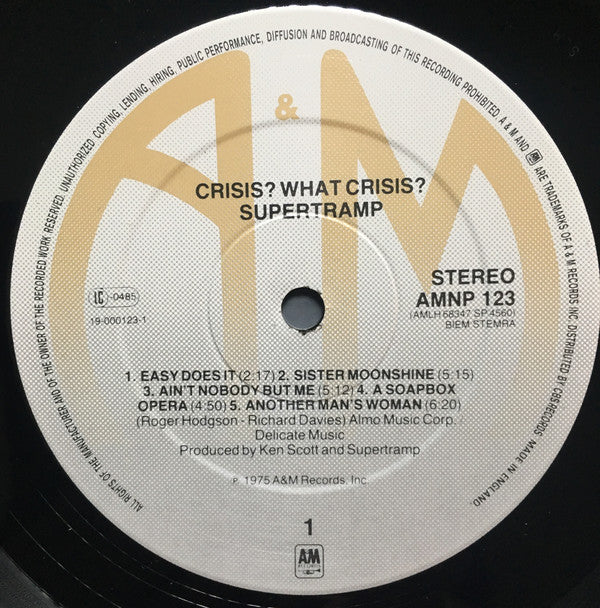 Supertramp - Crisis ! What Crisis ?