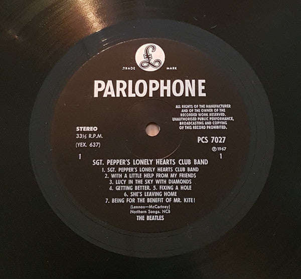 Beatles - Sgt. Pepper's Lonely Hearts Club Band - RecordPusher