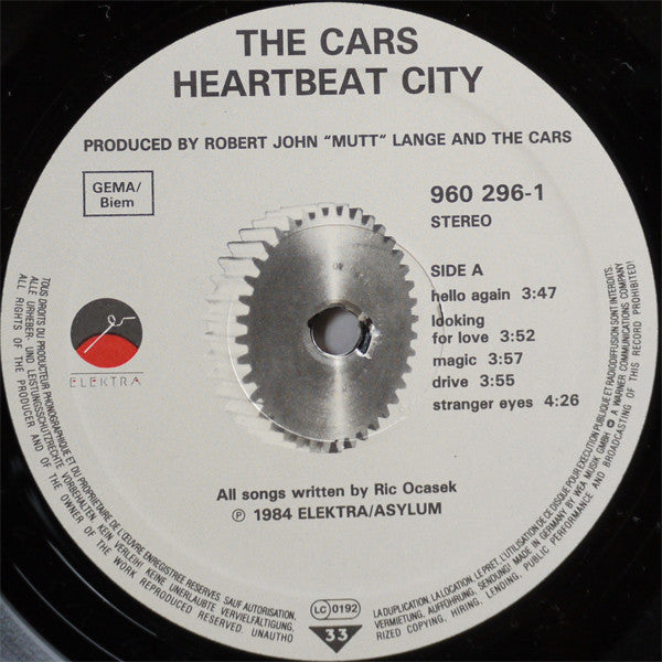 Cars - Heartbeat City - RecordPusher