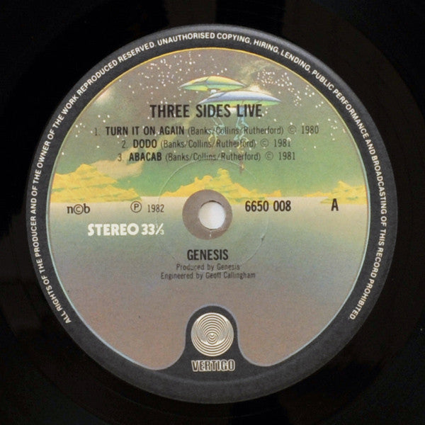Genesis - Three Sides Live