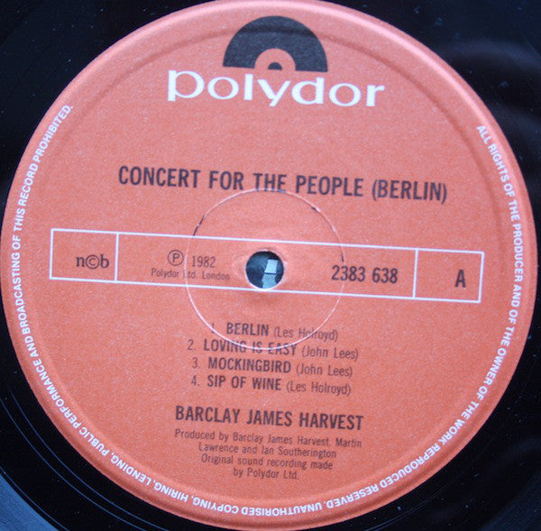 Barclay James Harvest – Berlin (A Concert For The People)
