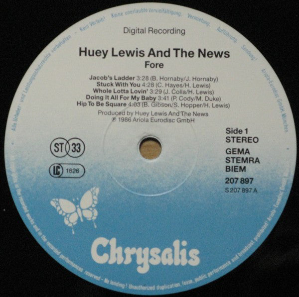 Huey Lewis And The News – Fore!