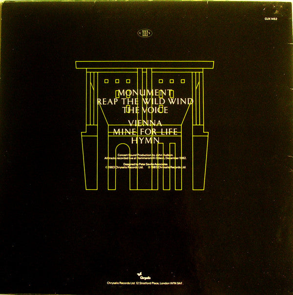 Ultravox – Monument The Soundtrack