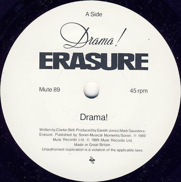 Erasure - Drama !