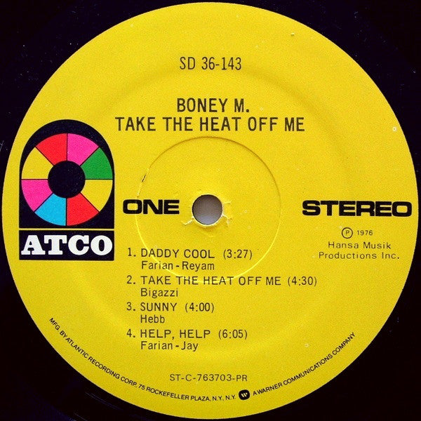 Boney M – Take The Heat Off Me