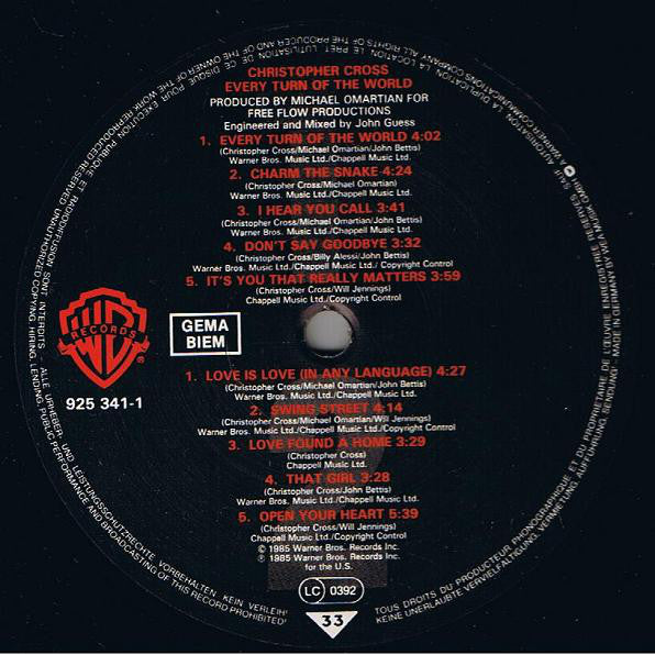 Cross, Christopher – Every Turn Of The World